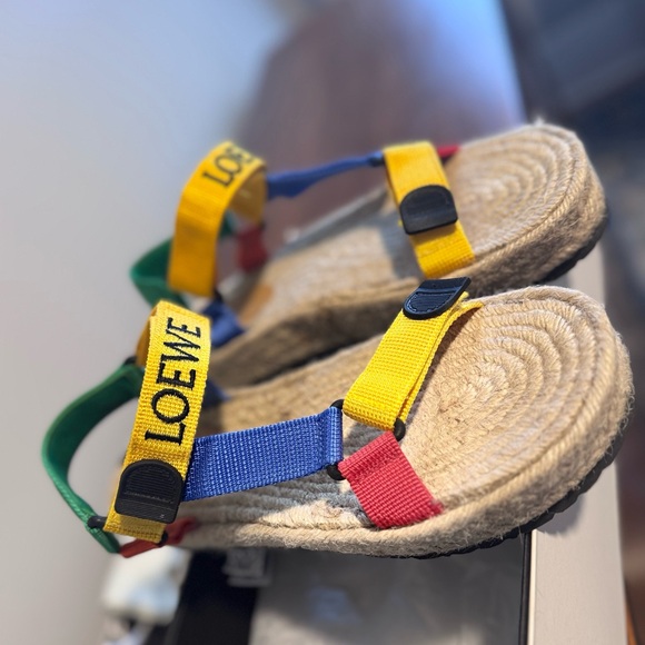 NWT Loewe x Paula's Ibiza Strappy Espadrille Sandal 41 Mens | Designer | Chunky - Picture 3 of 15